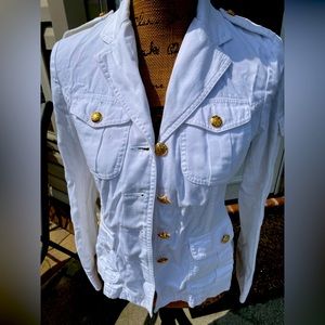 Lauren Ralph Lauren Petite White 100% Cotton